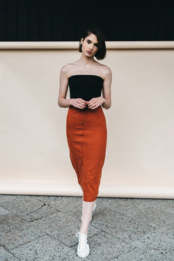 Shop tube top black by Signe on thegreenlabels