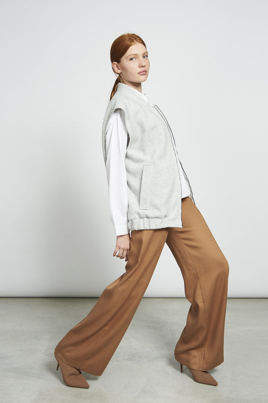 shop arouca wide pants tabacco by jan n june at thegreenlabels