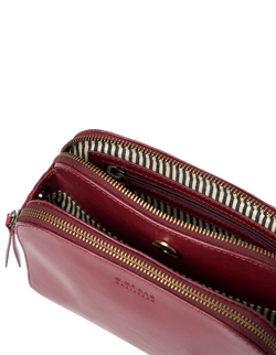 emily ruby classic leather by O My Bag on thegreenlabels