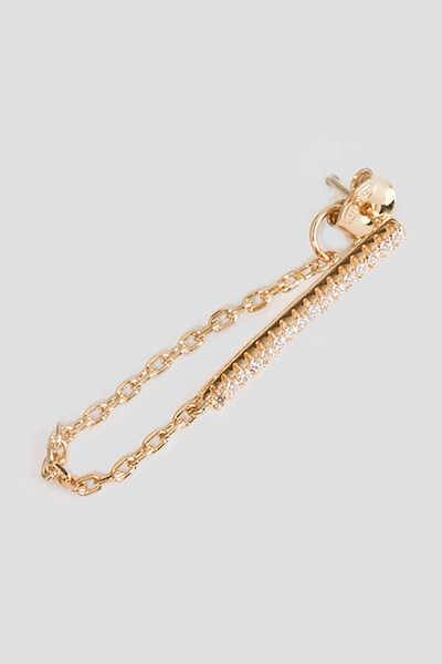 firefly earring gold by Neinties on thegreenlabels