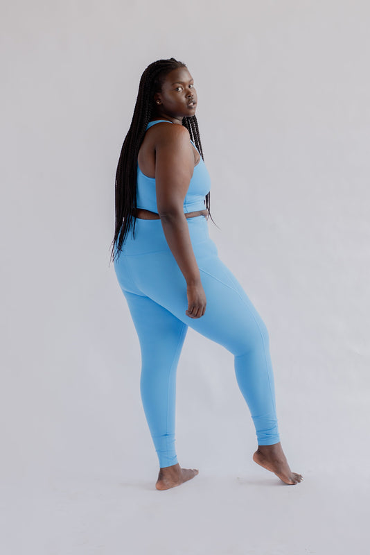 shop compressive high-rise legging by girlfriend collective on thegreenlabels | haze