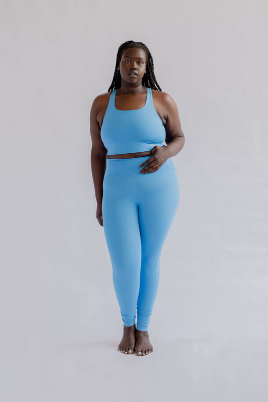 shop compressive high-rise legging by girlfriend collective on thegreenlabels | haze