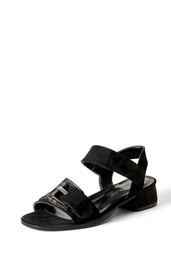 hilary black suede by Mireia Playa on thegreenlabels