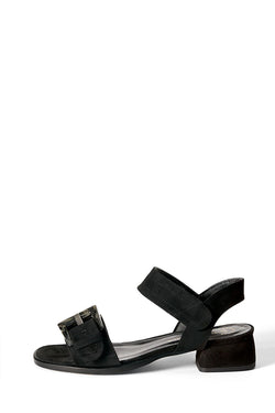 hilary black suede by Mireia Playa on thegreenlabels
