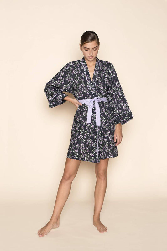 shop kimono funky flowers by Le Nap on thegreenlabels.com
