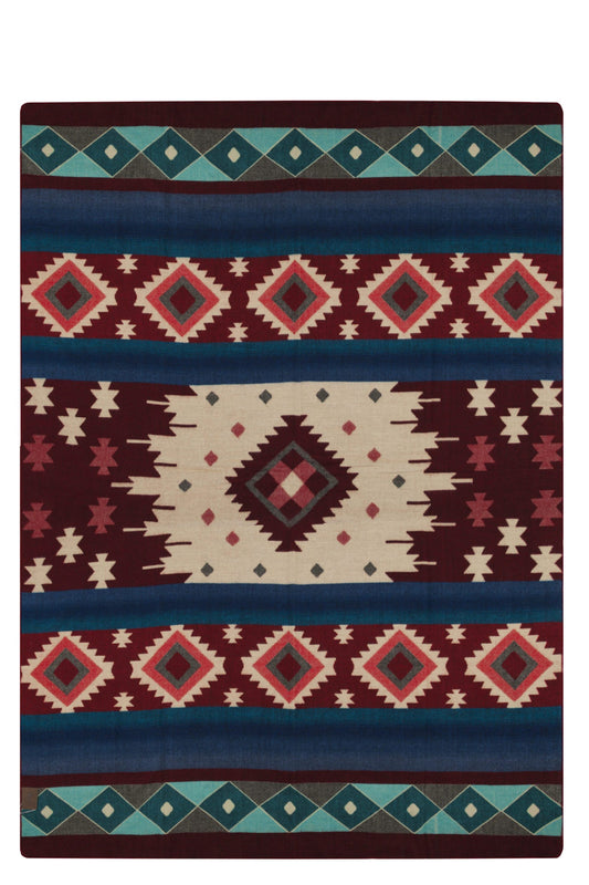 shop native plaid wine red by alpaca loco on thegreenlabels