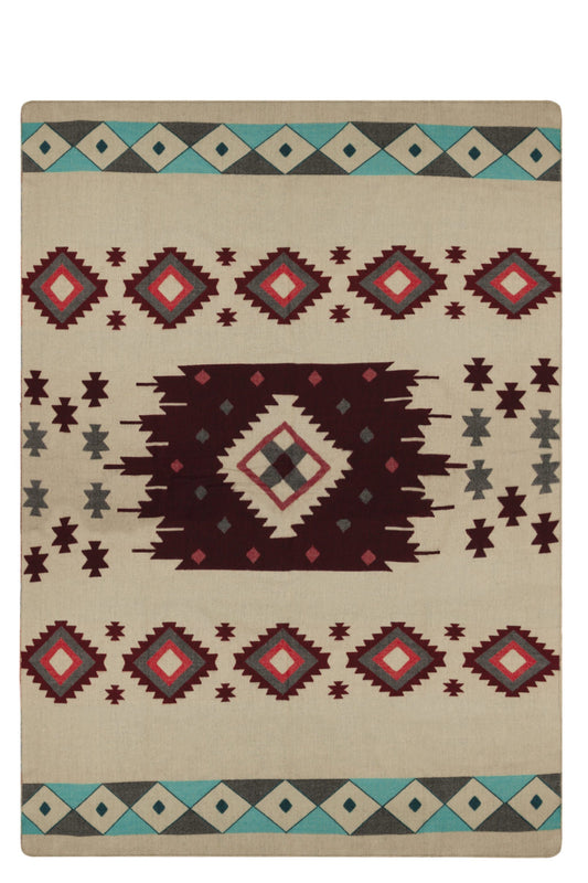 shop native plaid wine red by alpaca loco on thegreenlabels