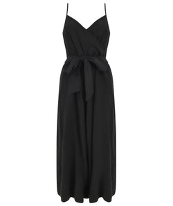 shop culotte jumpsuit black by Cossac at thegreenlabels