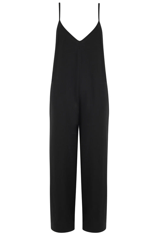 shop jumpsuit black by Cossac at thegreenlabels
