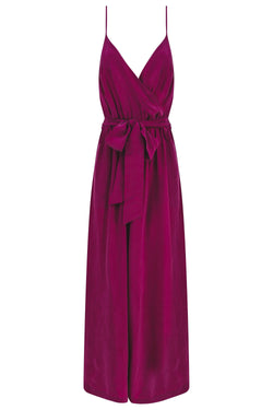 shop culotte jumpsuit bold cassis by Cossac at thegreenlabels