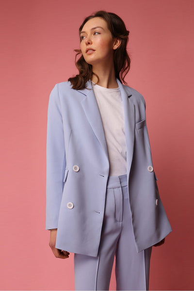 shop jacket sky blue by Capsule Studio on thergeenlabels.com