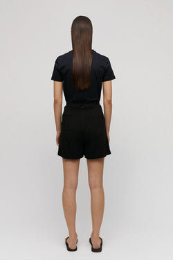 Shop intiaa black short by ARMEDANGELS on thegreenlabels.com