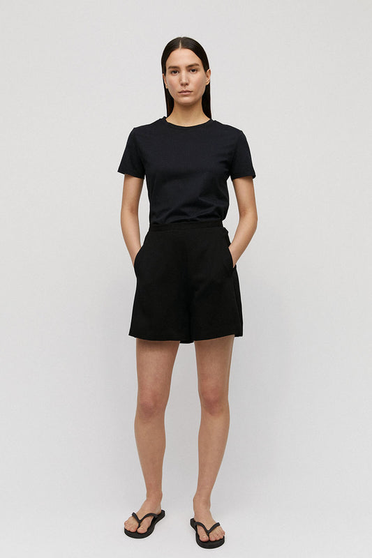 Shop intiaa black short by ARMEDANGELS on thegreenlabels.com