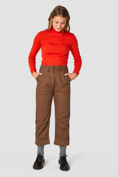 shop jacobina rib top orange by Kings Of Indigo at thegreenlabels.com