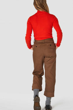 shop jacobina rib top orange by Kings Of Indigo at thegreenlabels.com