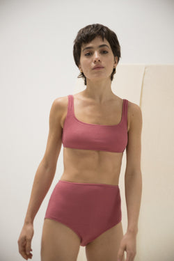 shop jane bikini dusty rose by Clo Stories on thegreenlabels.com
