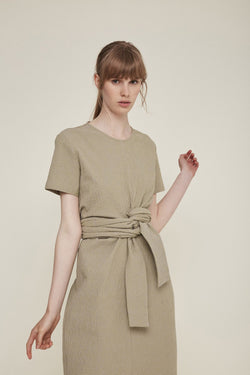 shop jianna dress khaki by rita row on thegreenlabels