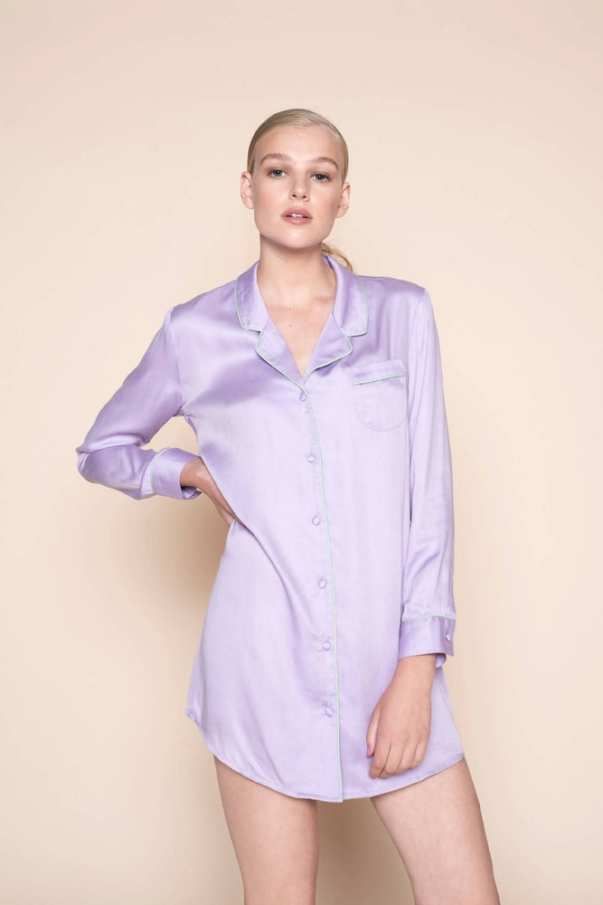 dress blouse lavender love by Le Nap on thegreenlabels