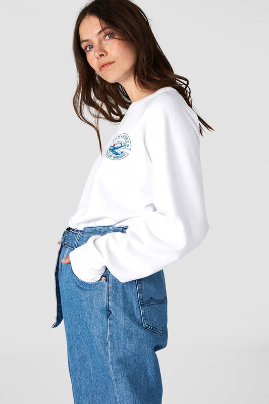 Shop alice belted jeans light marble by Kings Of Indigo on thegreenlabels.com