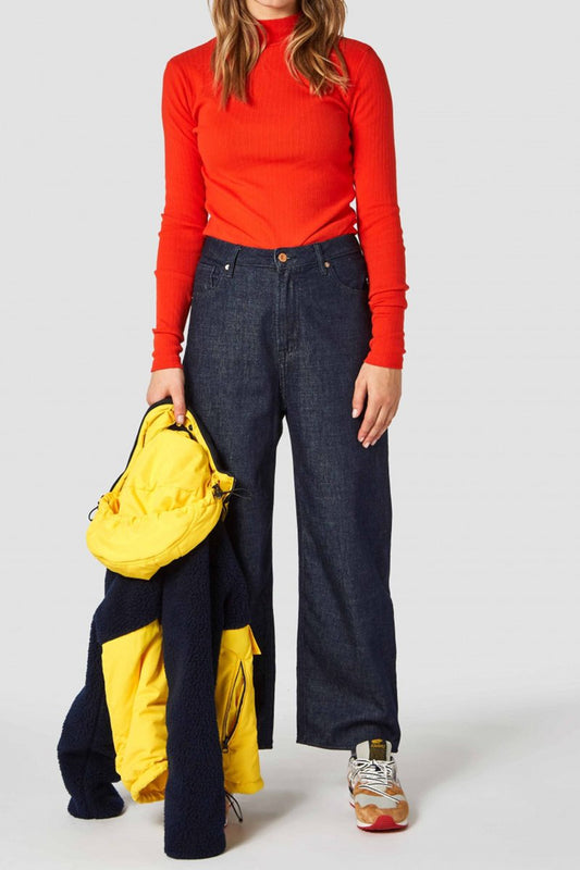 leila pants gleen rinse by Kings Of Indigo on thegreenlabels