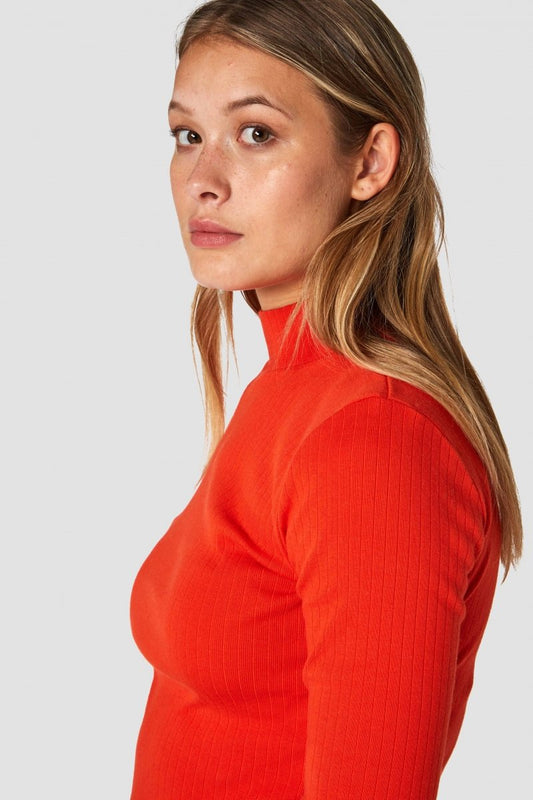 jacobina top rib burnt orange <br> by Kings Of Indigo on thegreenlabels