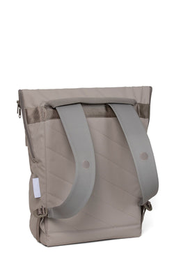 klak backpack cement taupe by pinqponq on thegreenlabels