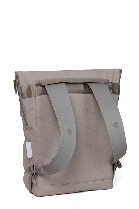 klak backpack cement taupe by pinqponq on thegreenlabels