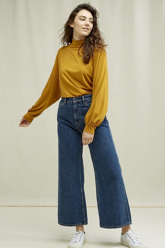shop karena top mustard by People Tree at thegreenlabels.com