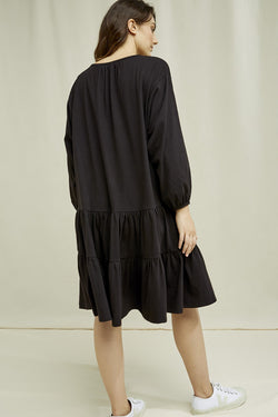shop katja dress black by people tree at thegreenlabels