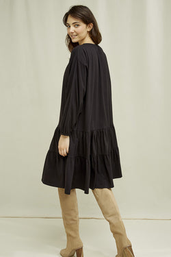 shop katja dress black by people tree at thegreenlabels