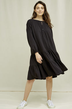 shop katja dress black by people tree at thegreenlabels