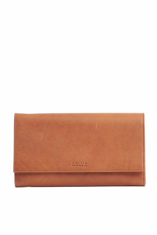 kirsty clutch cognac by O My Bag at thegreenlabels.com