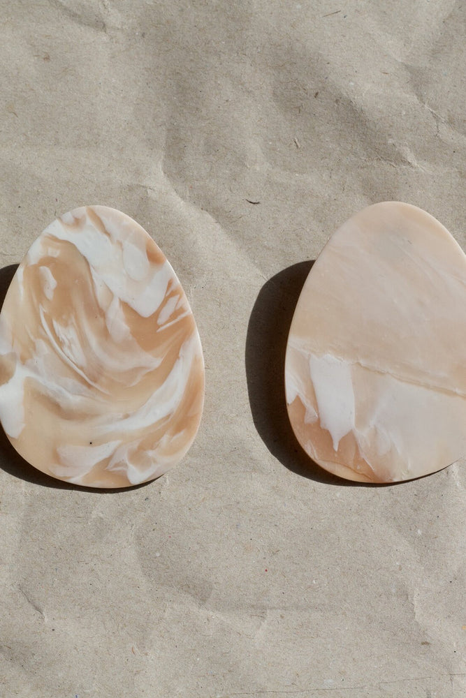 Shop la madrague earrings by Hello Zephyr on thegreenlabels.com