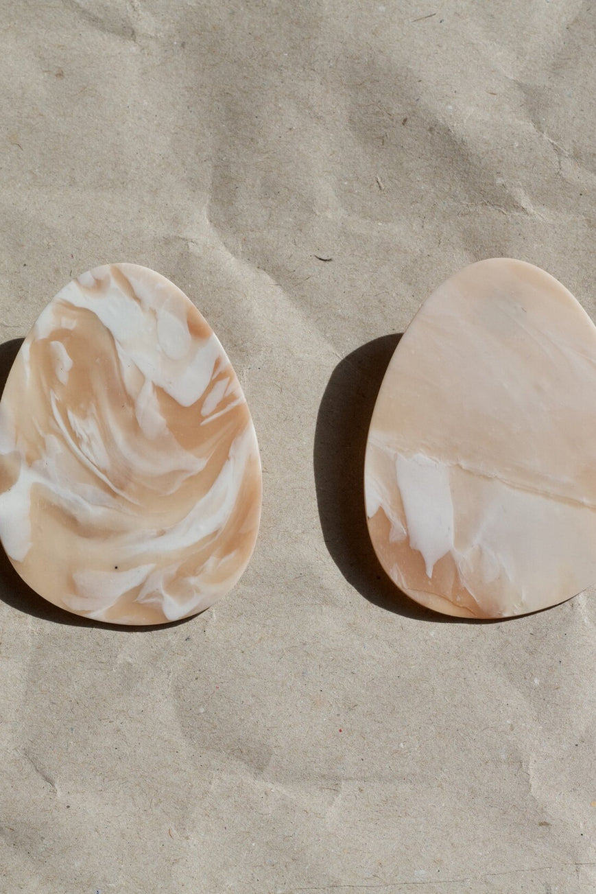 Shop la madrague earrings by Hello Zephyr on thegreenlabels.com