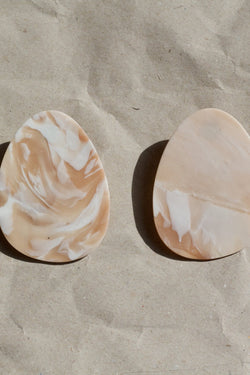 Shop la madrague earrings by Hello Zephyr on thegreenlabels.com