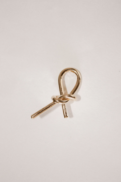 large knot earring gold by Sunny Afternoon on thegreenlabels.com