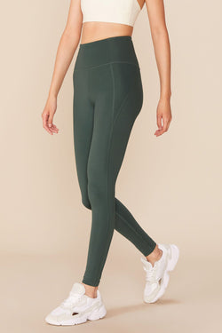 shop compressive high-rise leggings moss by girlfriend collective at thegreenlabels