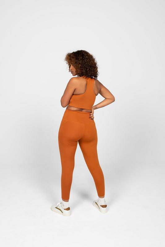 shop compressive high-rise legging trail by girlfriend collective at thegreenlabels