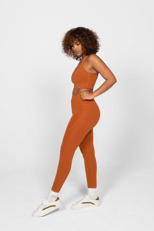 shop compressive high-rise legging trail by girlfriend collective at thegreenlabels
