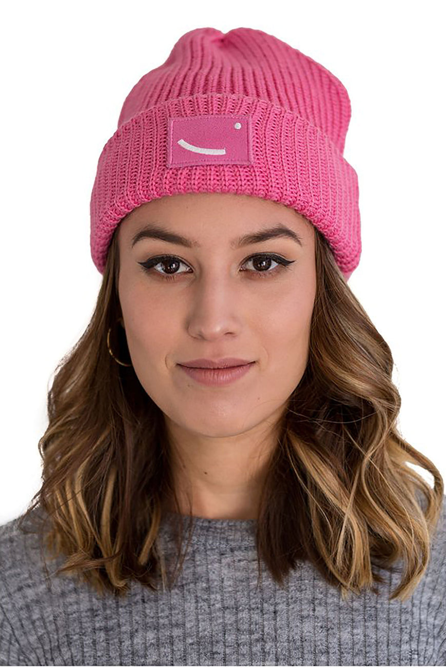 Shop luanda beanie pink by hatsup. on thegreenlabels.com