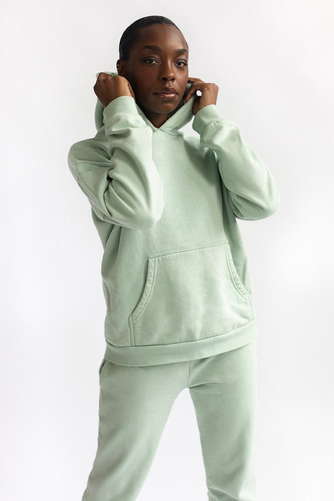 shop matcha green hoodie by capsule studio at thegreenlabels
