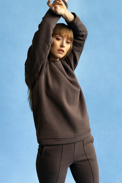 sweatshirt dark chocolate