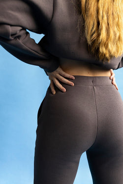 sweatpants dark chocolate