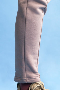 shop dusty rose sweatpants by Capsule Studio at thegreenlabels