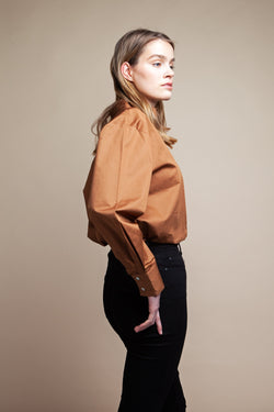 shop ivy shirt brown by Signe at thegreenlabels