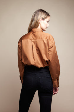 shop ivy shirt brown by Signe at thegreenlabels