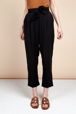 shop high waist trousers black by Cossac at thegreenabels