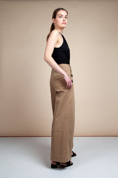 fallon camel pants by Kings Of Indigo on thegreenlabels