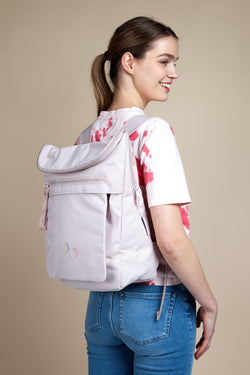 klak backpack crystal rose by pinqponq on thegreenlabels