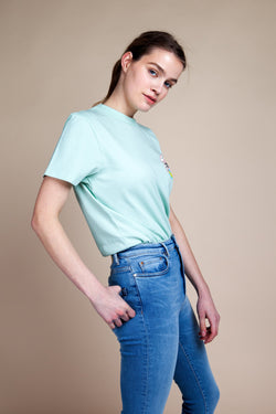 darius crest peach green ash by Kings Of Indigo on thegreenlabels.com